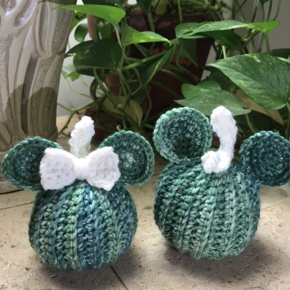 Mouse Ear Crochet Fall or Halloween Pumpkin - Picture 5 of 5